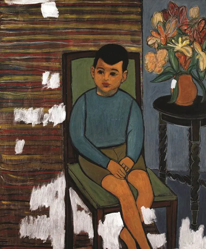 Paul, Vase And Flowers