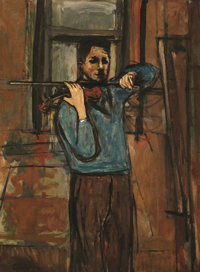 Selfportrait With Violin